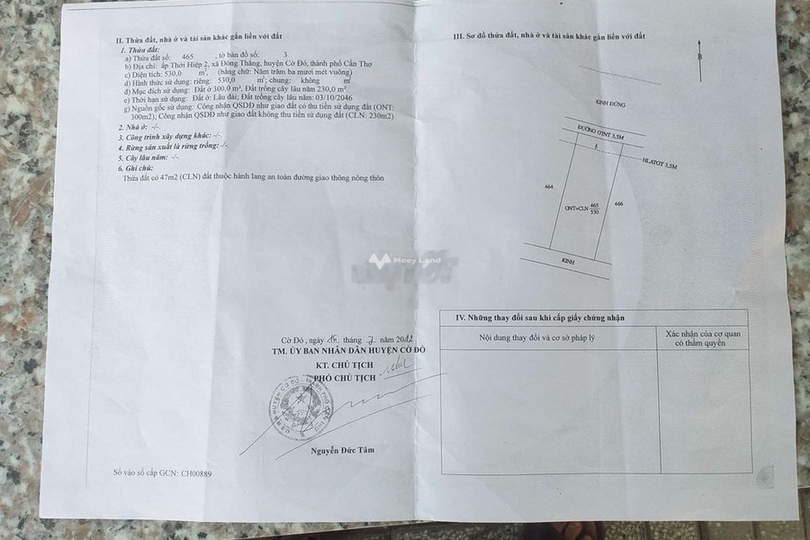 Giá đặc biệt 1.2 tỷ, Bán đất có diện tích quy ước 530m2 vị trí tiện lợi ngay tại Đông Thắng, Cờ Đỏ tin chính chủ-01