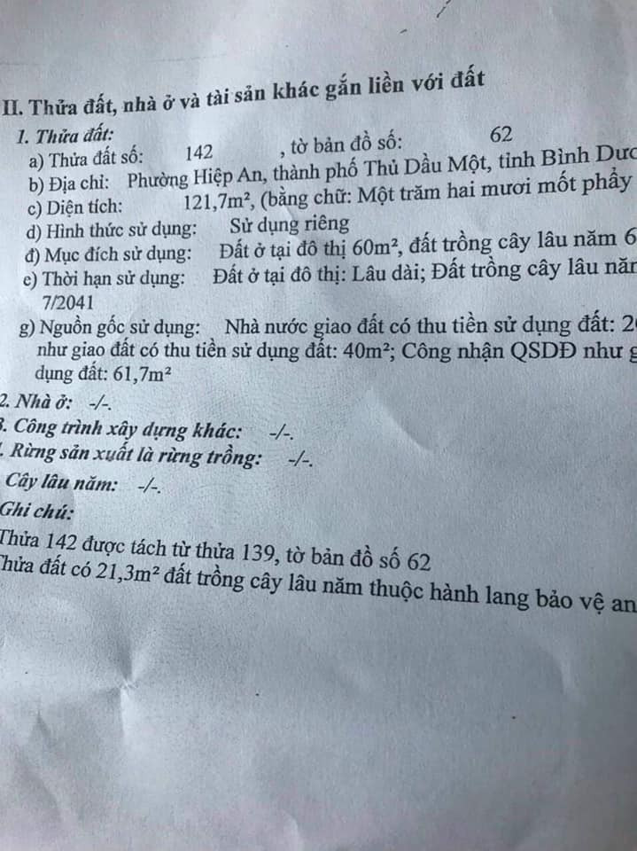 Mua bán đất thành phố thủ dầu một tỉnh bình dương giá 2.1 tỷ-2