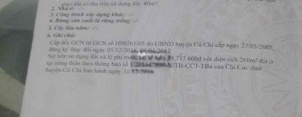 Nằm tại Bà Thiên, Củ Chi bán đất 7.2 tỷ với diện tích là 490m2-02