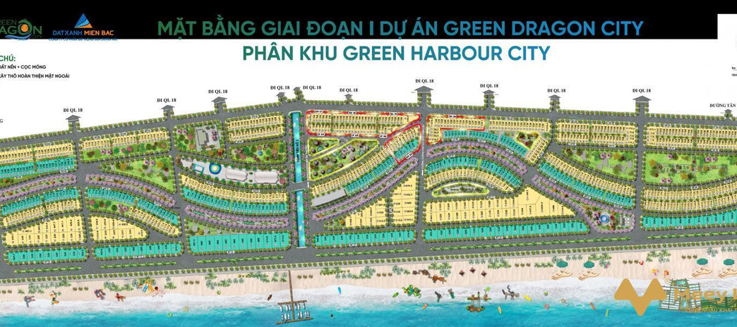 Green Dragon City - TTP Cẩm Phả, đầu tư an toàn, thanh khoản dễ dàng, sổ đỏ từng lô