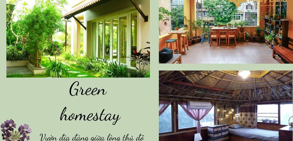 Green homestay, vị trí và thiết kế đẹp