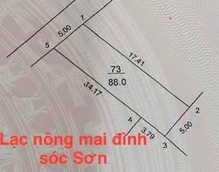 Bán đất huyện Sóc Sơn thành phố Hà Nội giá 2.3 tỷ-0