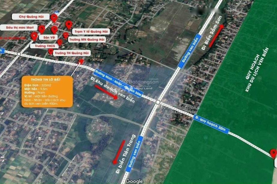 Quảng Hải, Thanh Hóa 890 triệu bán đất tổng diện tích là 149m2-01