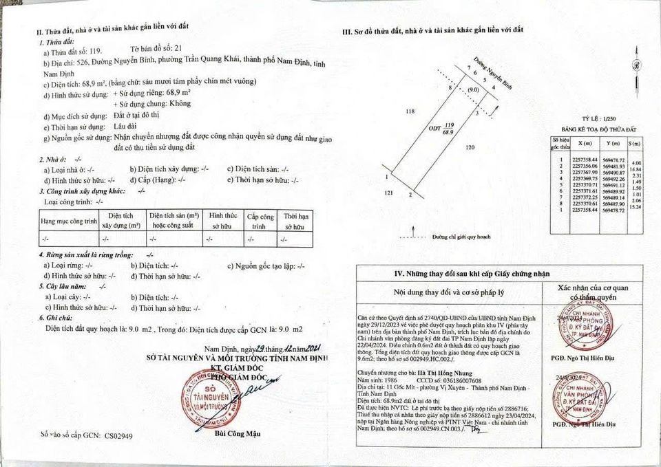 Bán đất thành phố Nam Định tỉnh Nam Định giá 2.0 tỷ-2