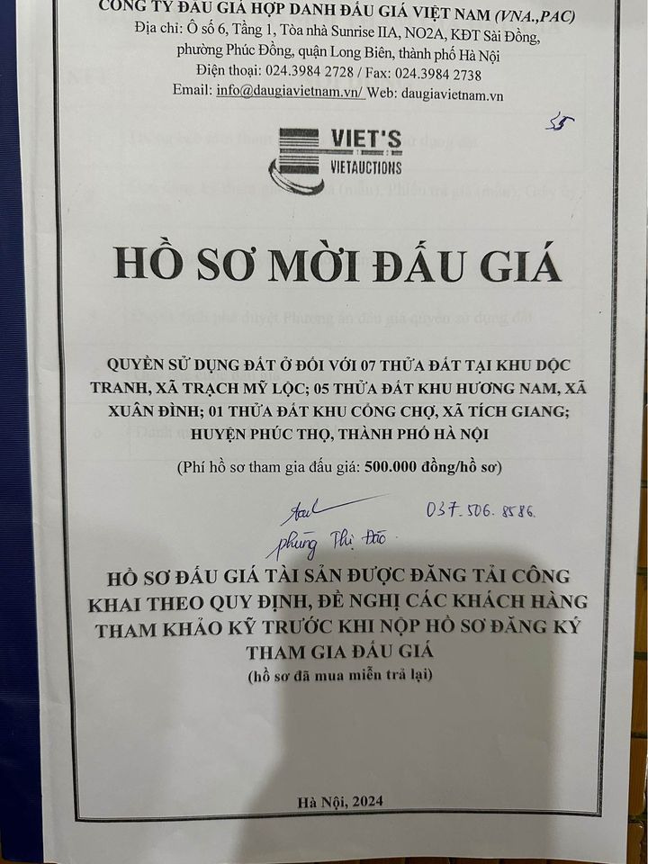 Bán đất huyện Phúc Thọ thành phố Hà Nội giá 25.0 triệu/m2-0