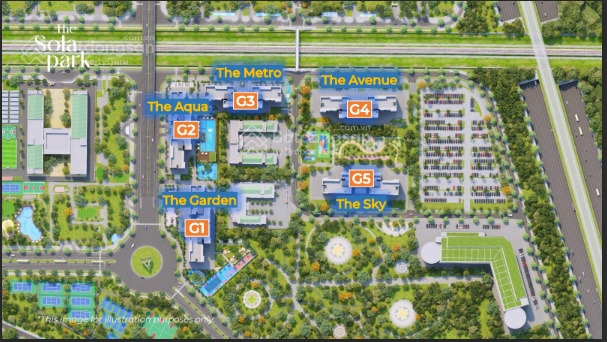 The Sola Park - tốt nhất và duy nhất - tại Smart City! Chỉ từ 1. X tỷ sở hữu 1 + 1 PN BG đầu 2027! -01
