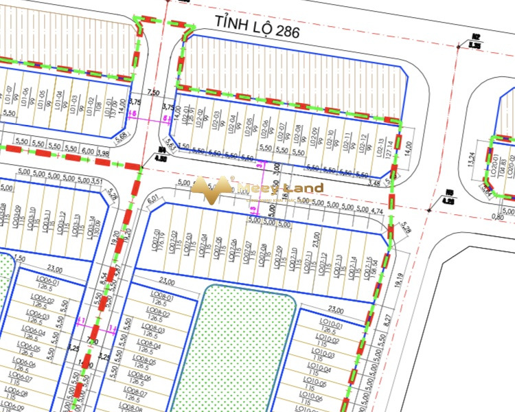 Bán đất tại Đường 286, Bắc Ninh. Diện tích 99m2, giá thuơng lượng-01