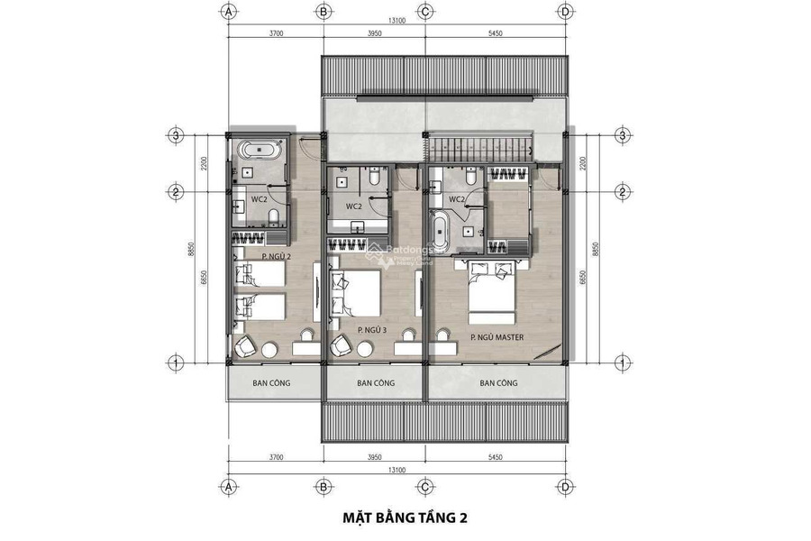 Giá bán cực êm chỉ 35 tỷ bán biệt thự có diện tích sàn 412.9m2 vị trí thuận lợi ngay Bãi Trường, Phú Quốc, căn nhà gồm có 4 PN-01