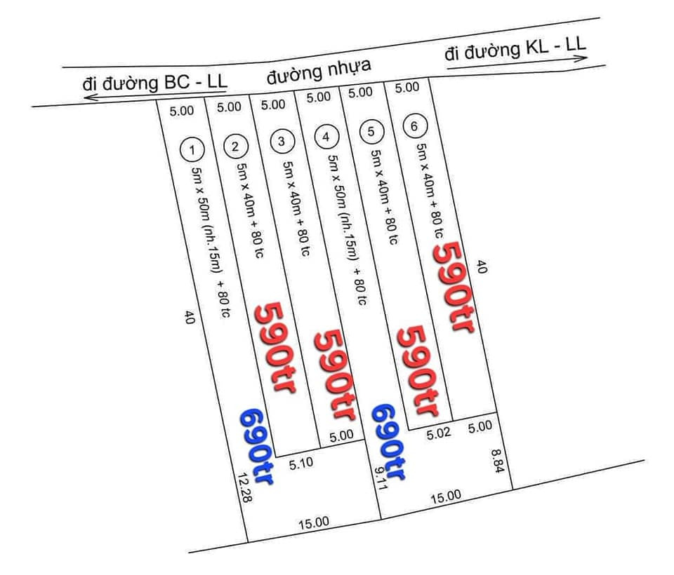 Bán đất huyện Châu Đức tỉnh Bà Rịa - Vũng Tàu giá 690.0 triệu-3