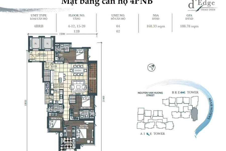 Tổng giá 24 tỷ, bán chung cư diện tích chung 182m2 vị trí đặt nằm trên Nguyễn Văn Hưởng, Quận 2, căn hộ tổng quan có 4 PN vị trí đắc địa-01