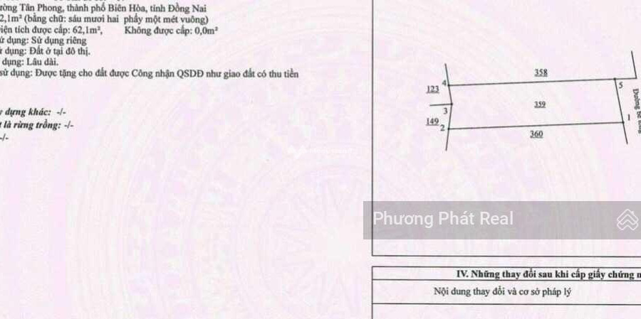 Bán mảnh đất, giá bán siêu rẻ chỉ 1.8 tỷ, hướng Đông diện tích rất rộng 62.1m2-01