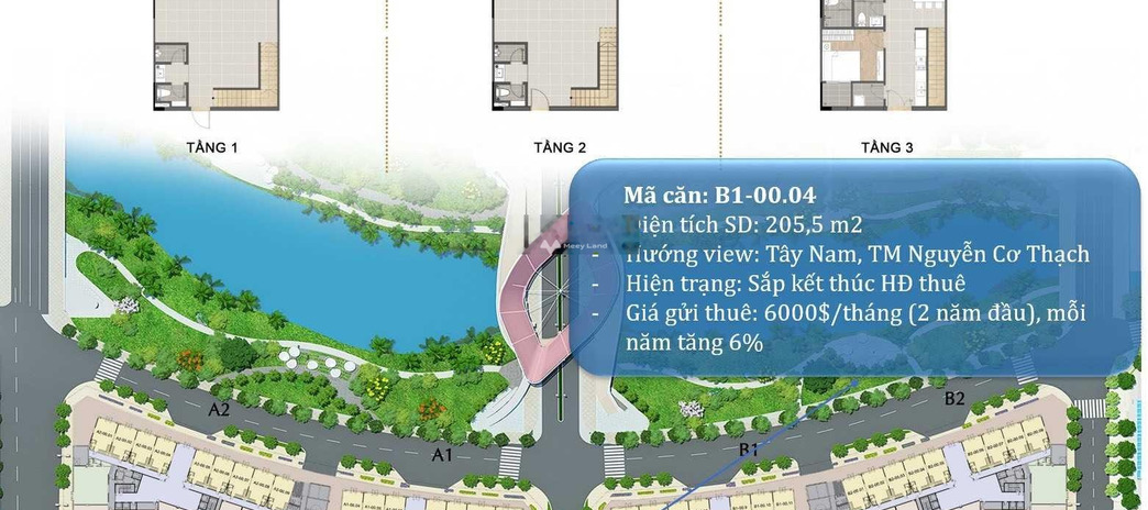 Cho thuê nhà, thuê ngay với giá khởi điểm từ 138 triệu/tháng diện tích thực như trên hình 77m2 tọa lạc ngay tại An Lợi Đông, Hồ Chí Minh