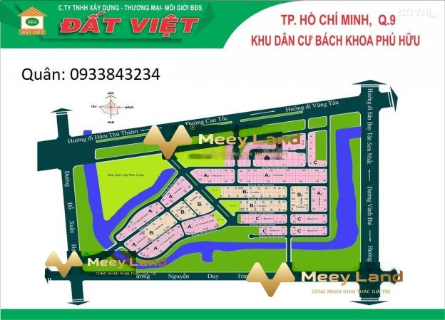 Ở Phú Hữu, Quận 9 bán đất 19.04 tỷ diện tích thực 448 m2