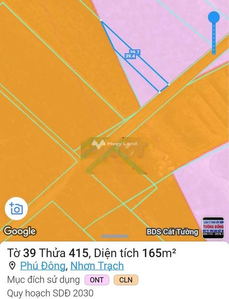 Ở Phú Đông, Nhơn Trạch bán đất, giá bán siêu khủng 2.6 tỷ diện tích 165m2-01