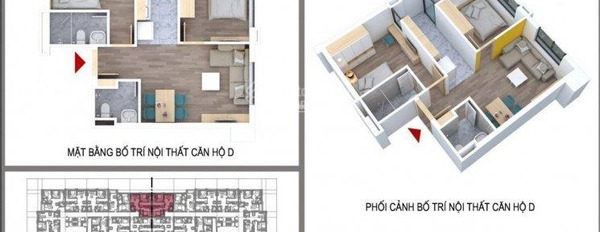 Chung cư 2 PN, bán căn hộ hướng Tây - Bắc nằm trên Nam Từ Liêm, Hà Nội, căn này bao gồm 2 phòng ngủ, 2 WC pháp lý rõ ràng-03