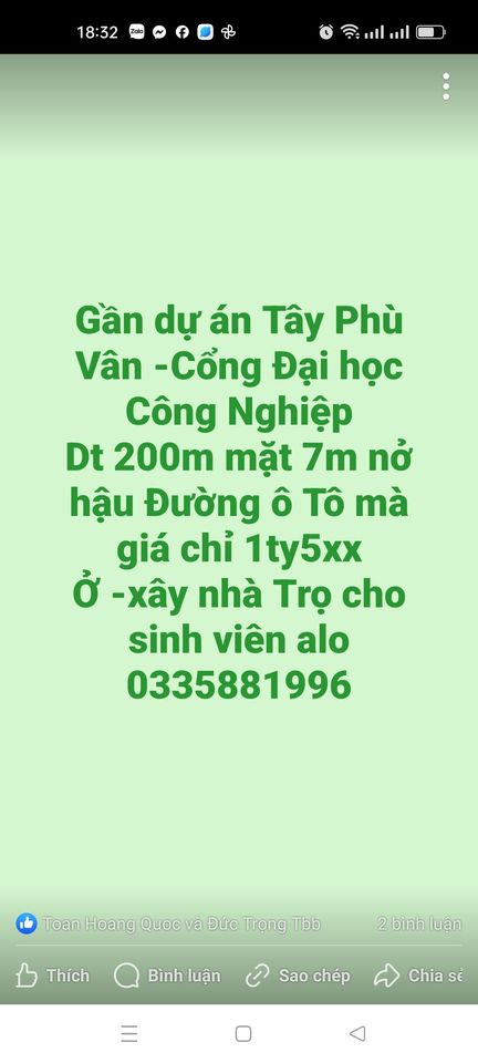 Bán đất huyện Kim Bảng tỉnh Hà Nam giá 1.8 tỷ-2